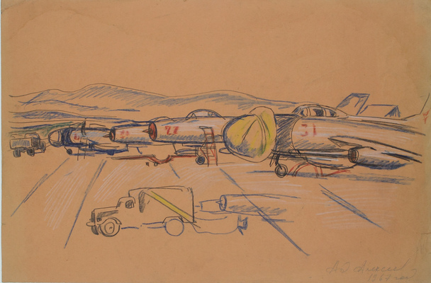 Алексеев Адольф Евгеньевич. Заправщик на аэродроме 